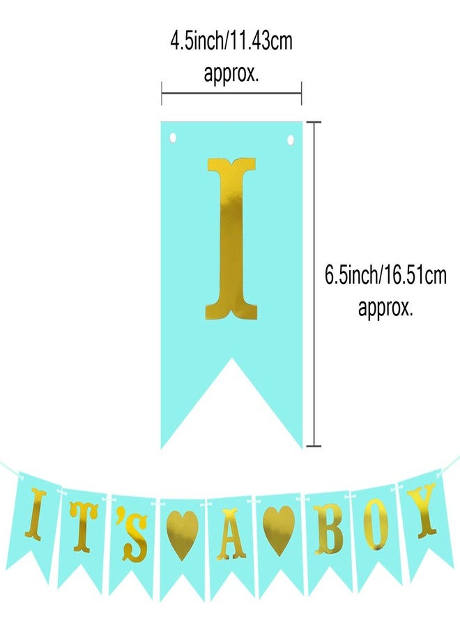 AMFIN® It's a Boy Banner for Boys/It's a Boy Banner for Birthday Boy/Birthday Banner for Decoration/First Birthday Decoration Items for Boys - Blue - Image 2
